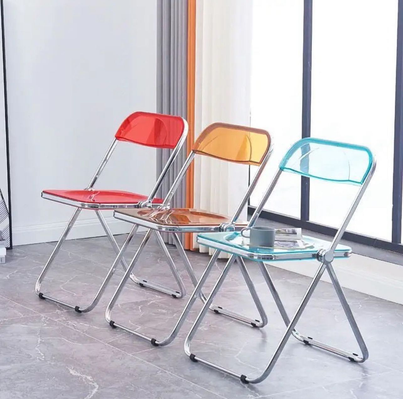 Foldable Acrylic Chair