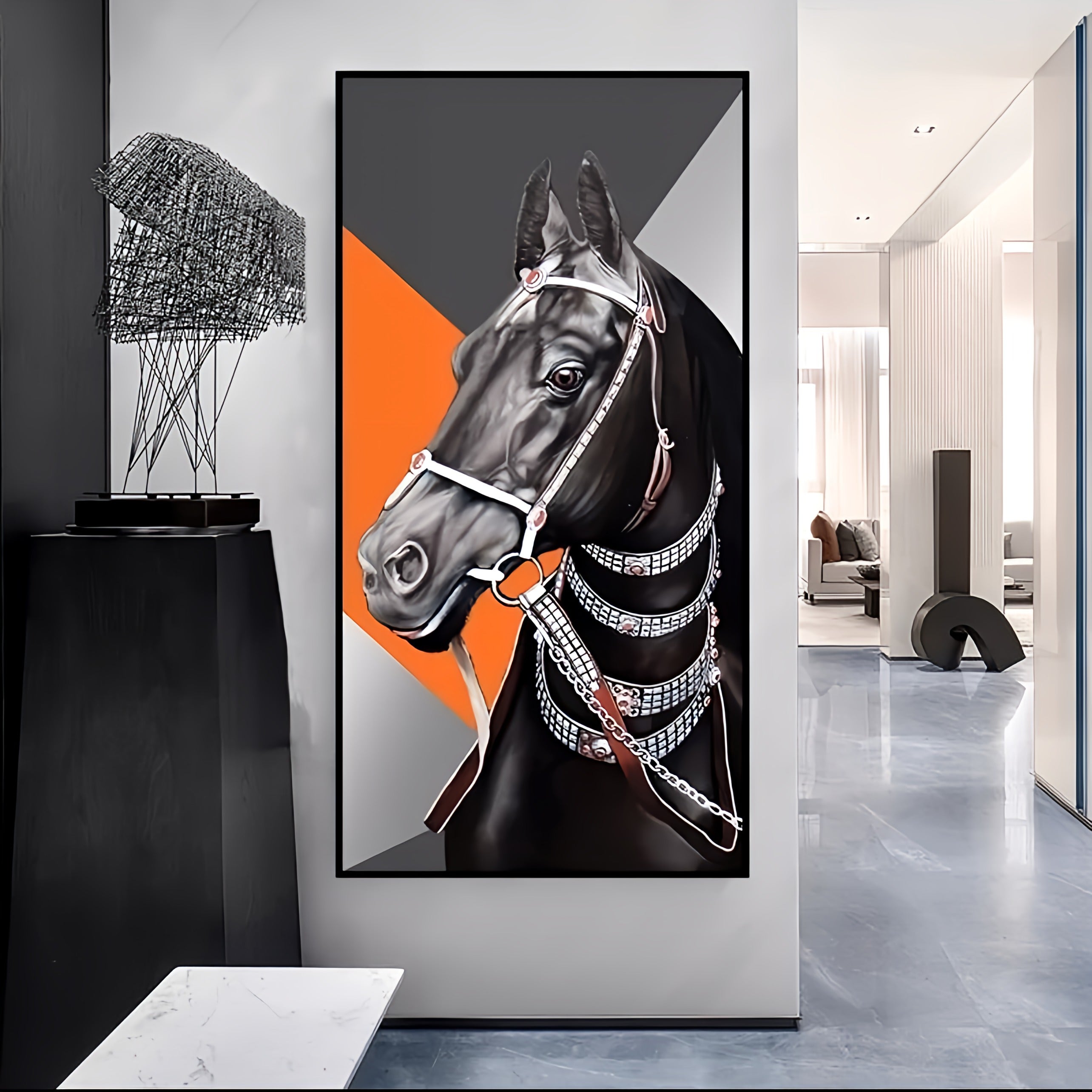 Horse Canvas Painting