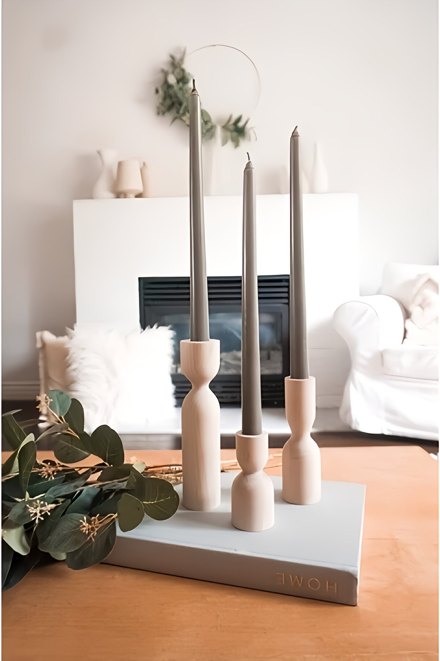 Wooden Candle Design Set