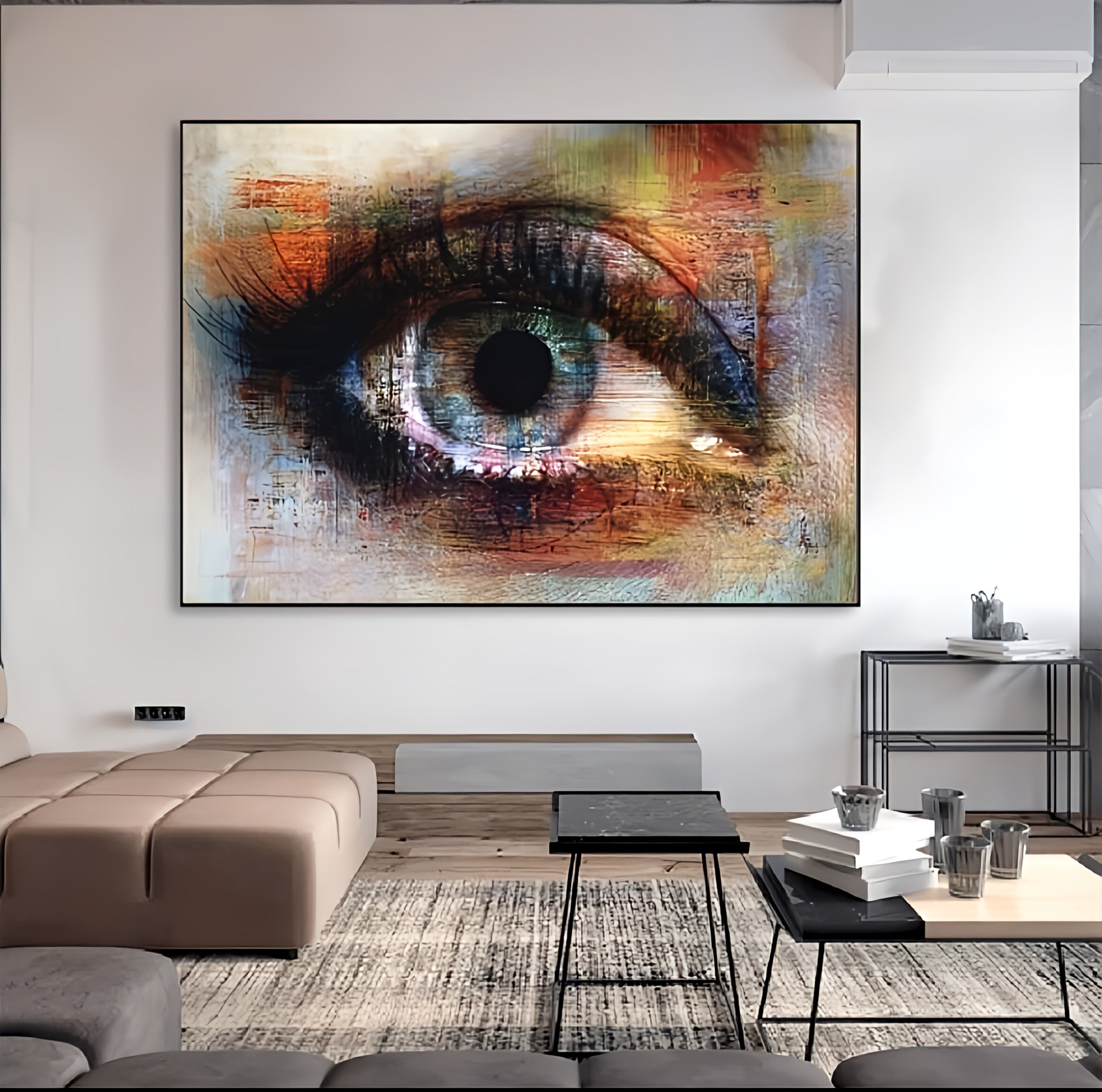 Abstract Eye Canvas