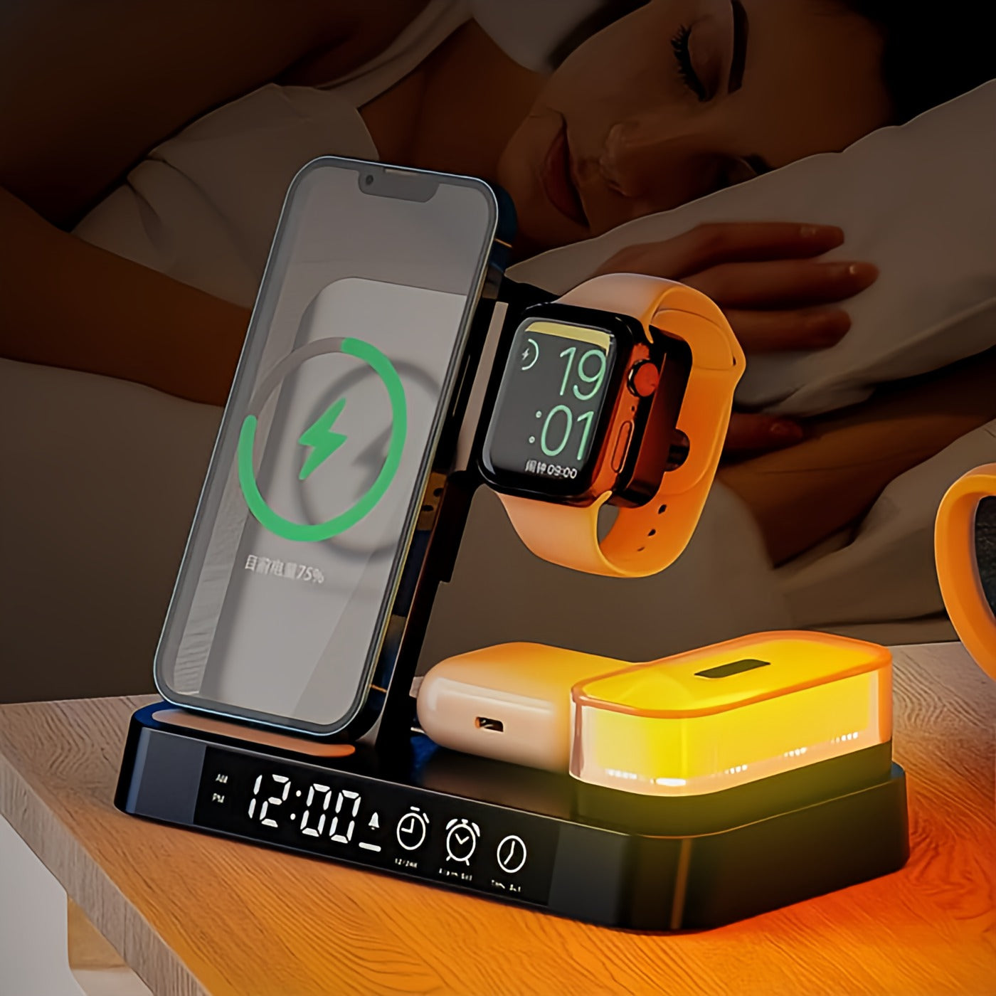 4 in 1 Wireless Fast Charging Station