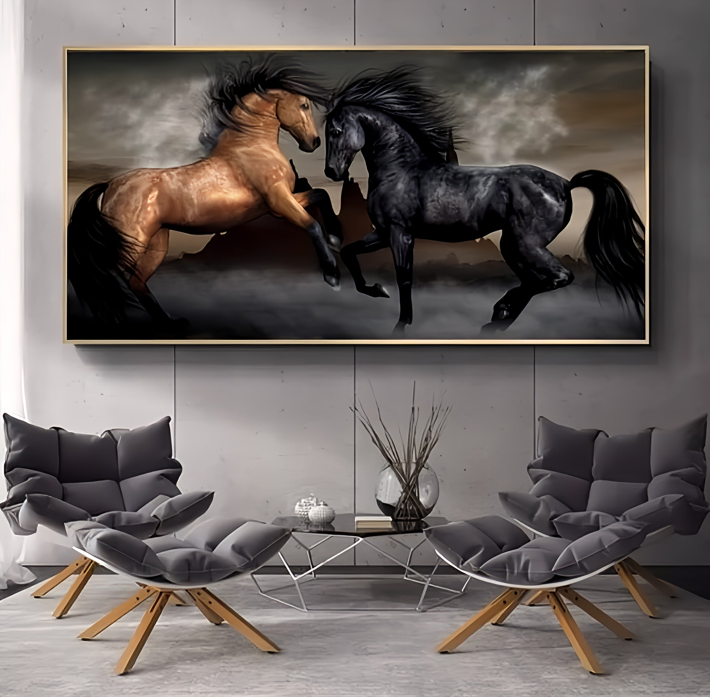 Wild Horses Painting