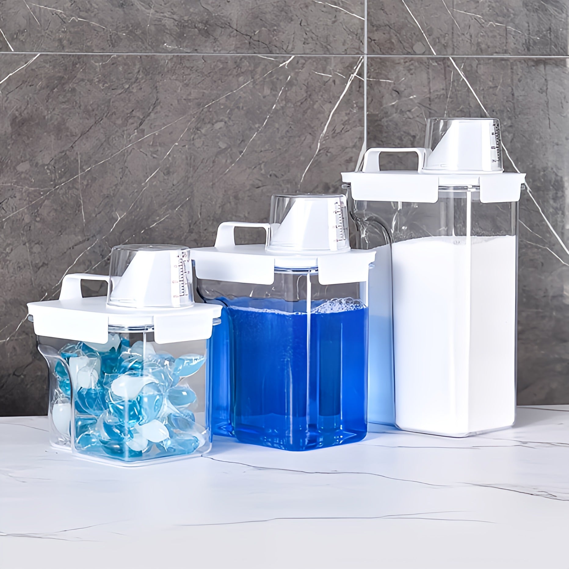 Plexi Laundry Powder Storage Bottle