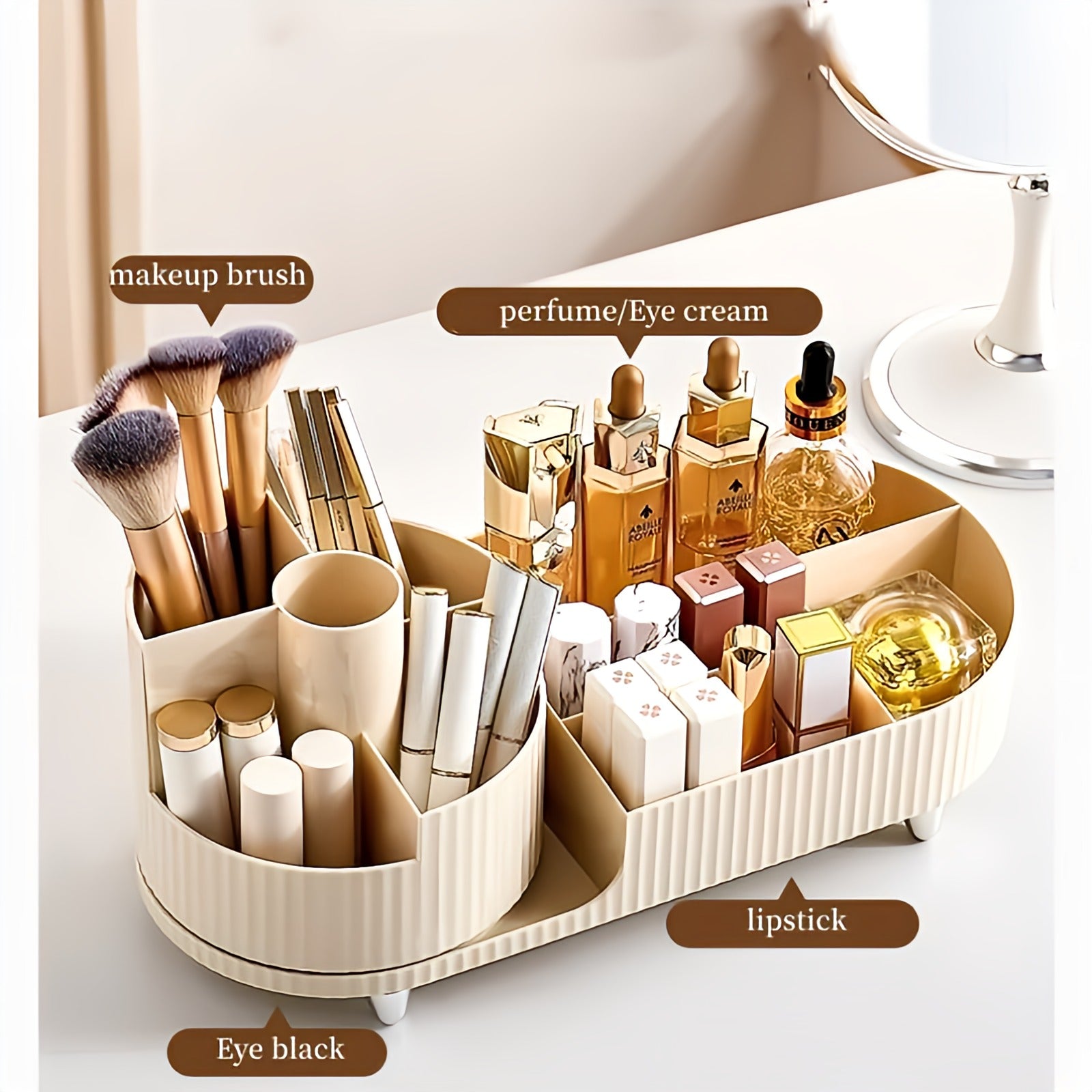 Desktop Makeup Organizer