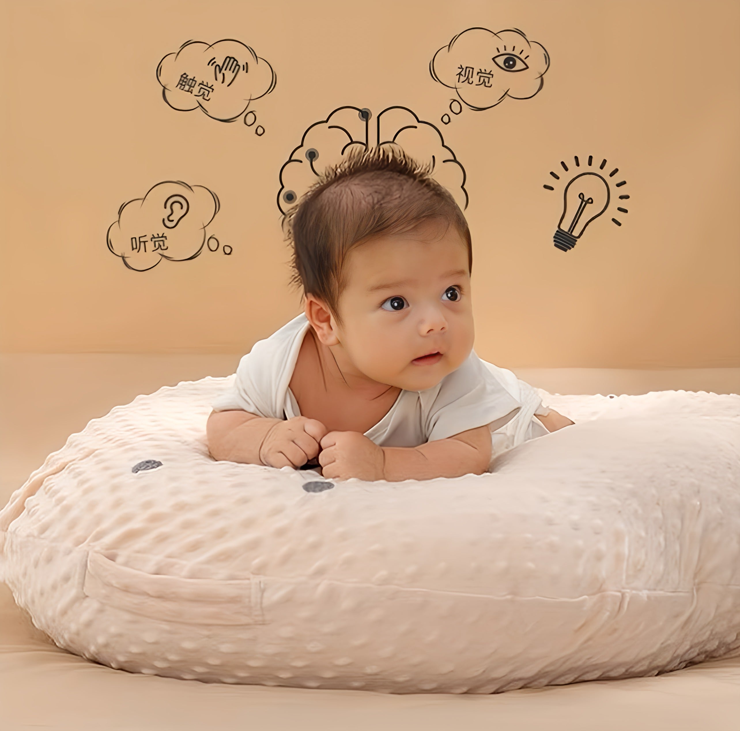 Anti Spitting Milk Baby Pillow