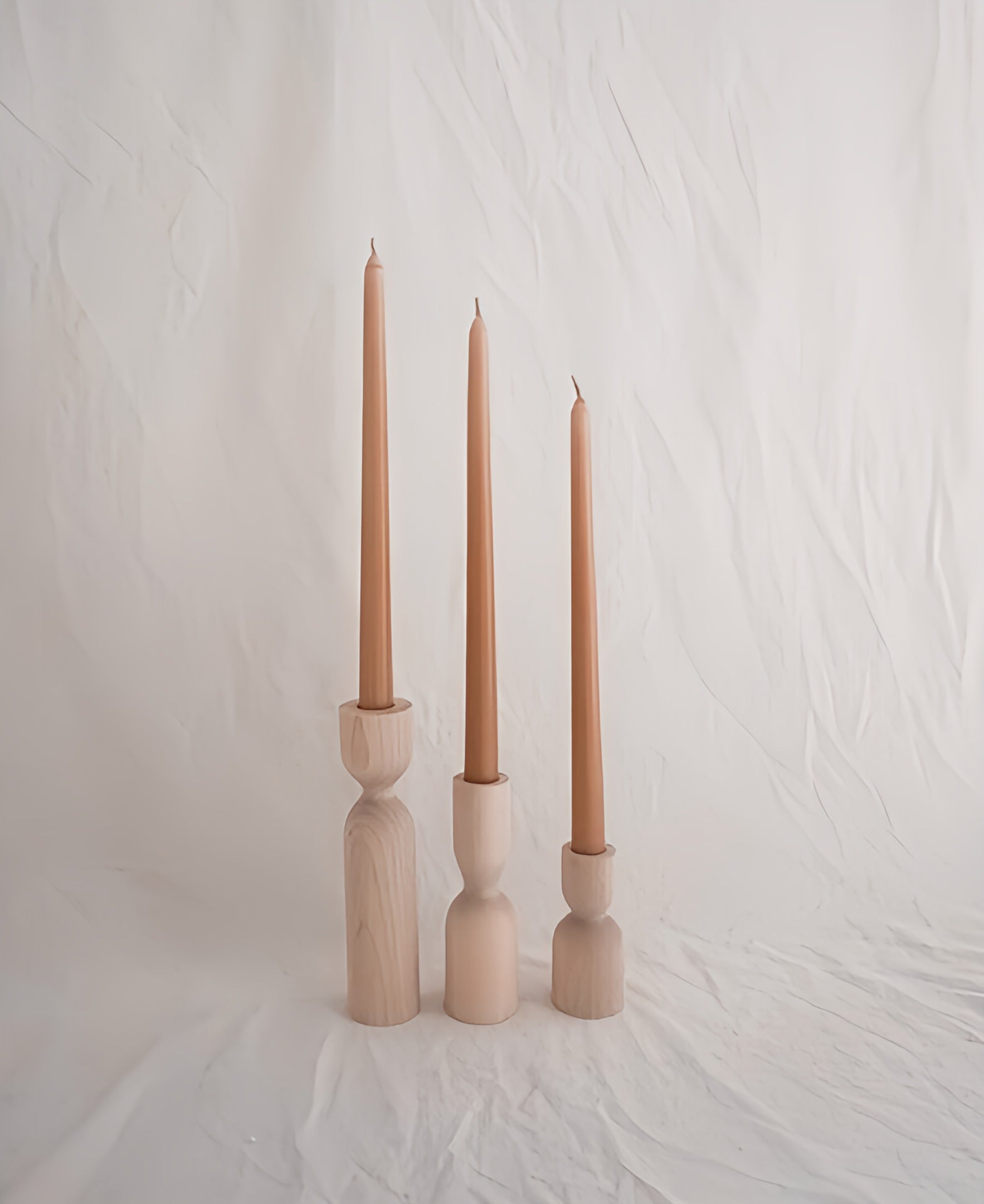 Wooden Candle Design Set