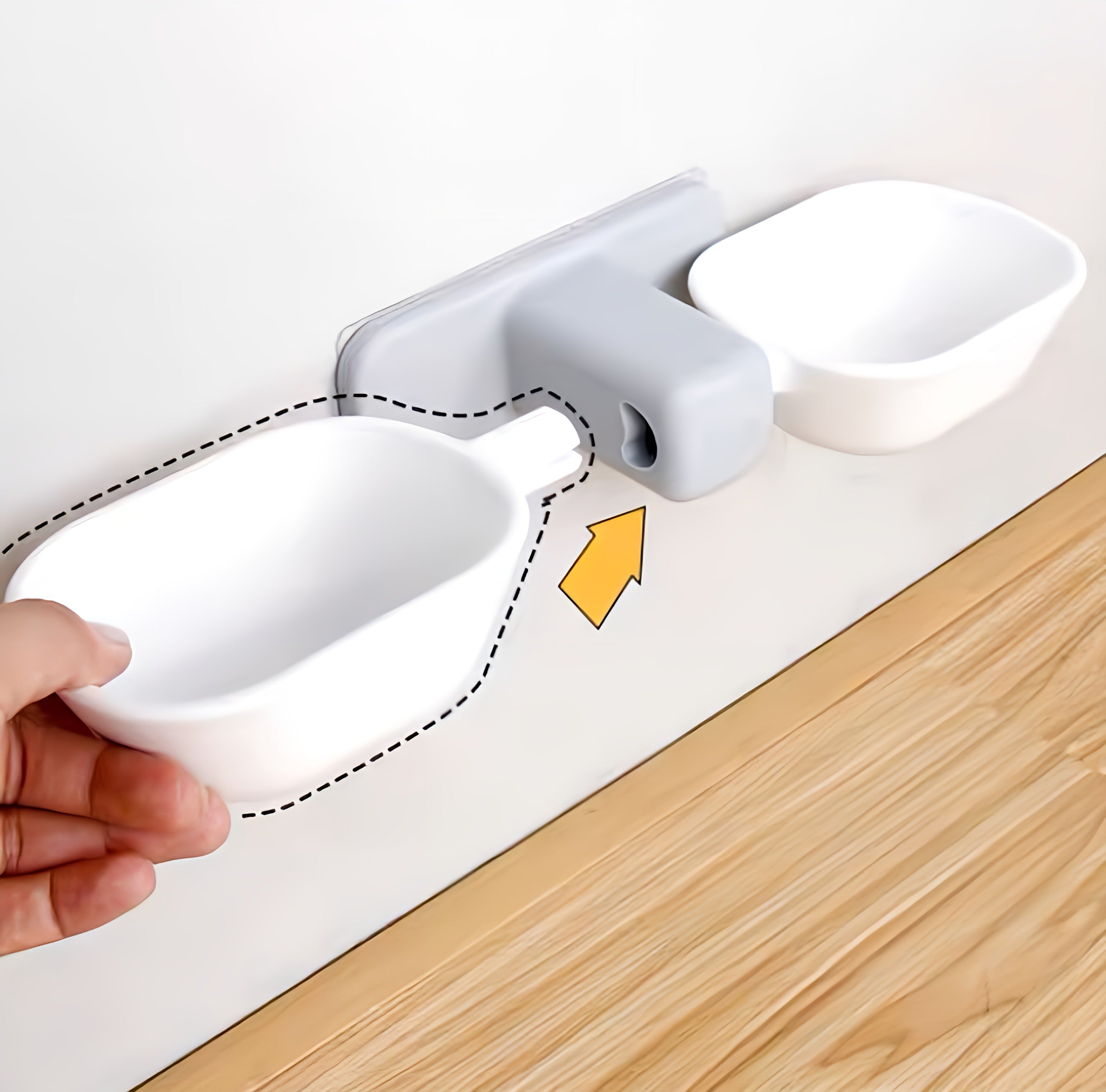 Wall Mounted Food Bowl