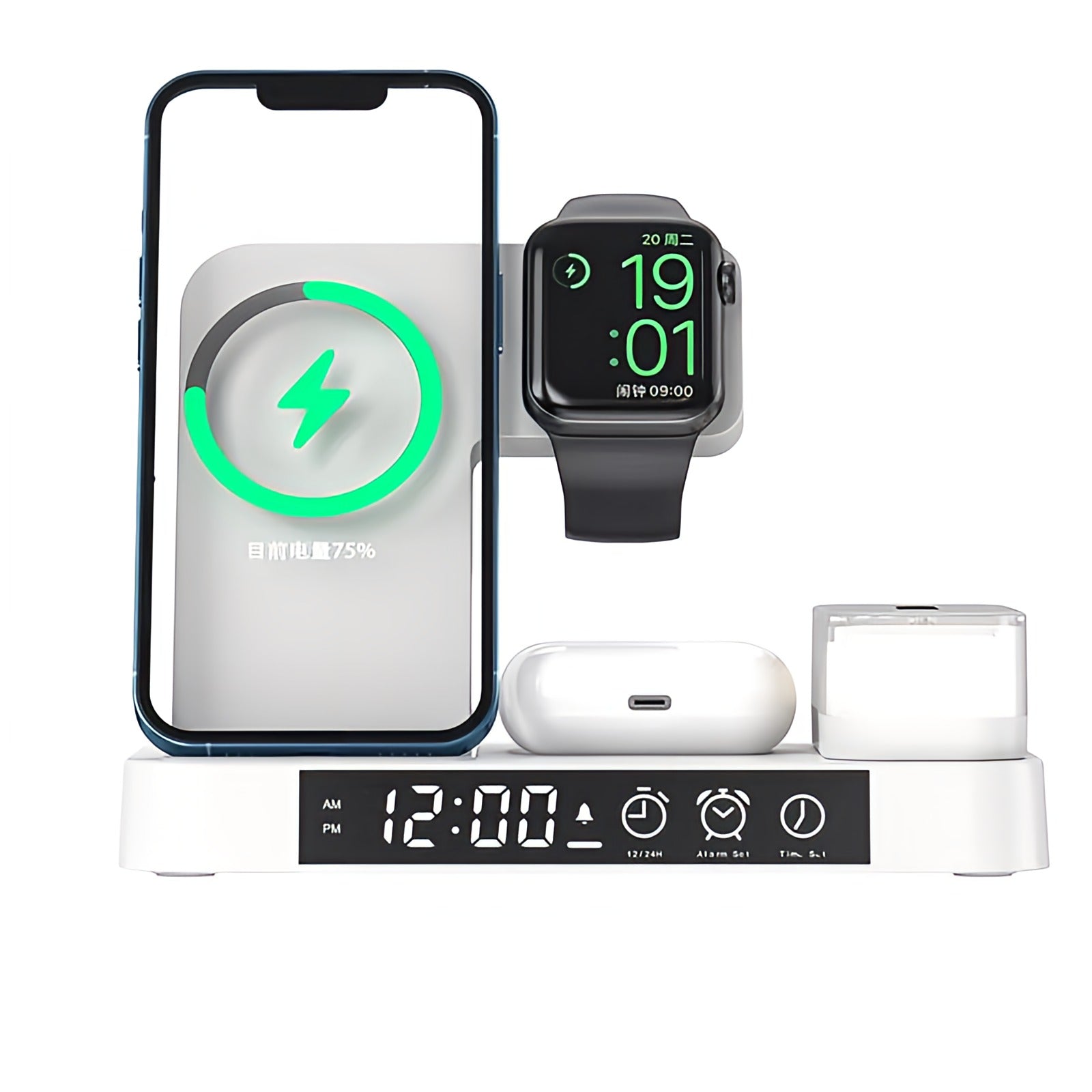 4 in 1 Wireless Fast Charging Station