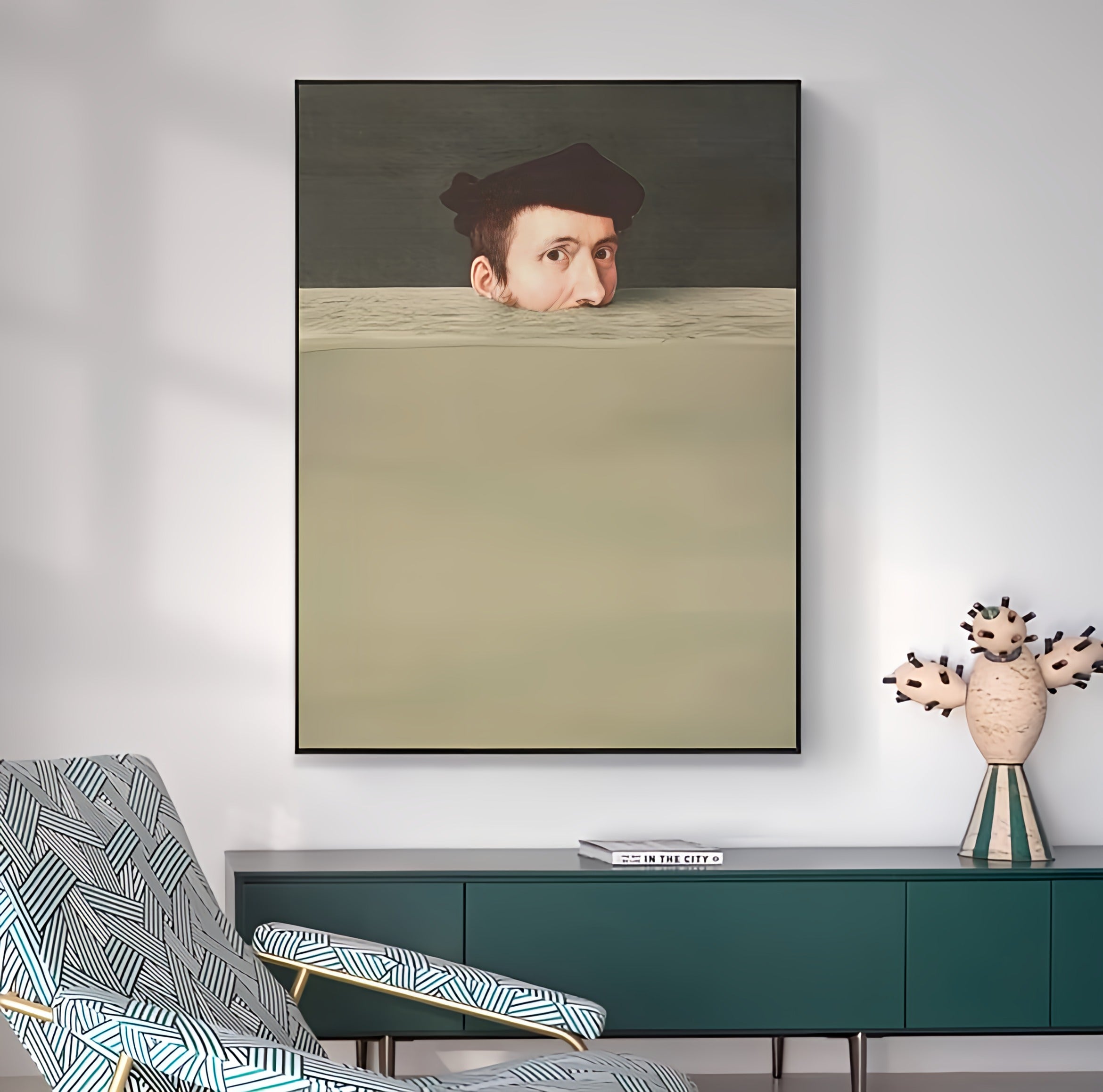 Submerged Figures Painting