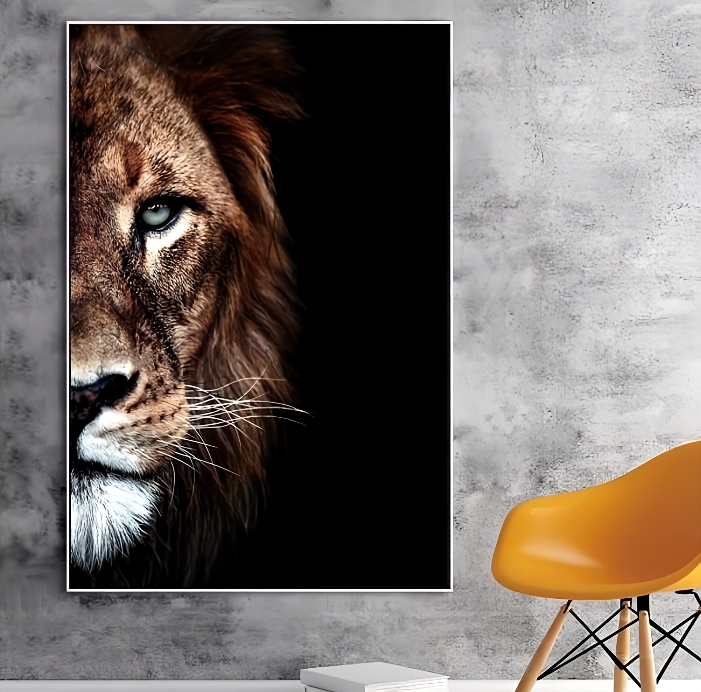 Lion and Lioness Canvas