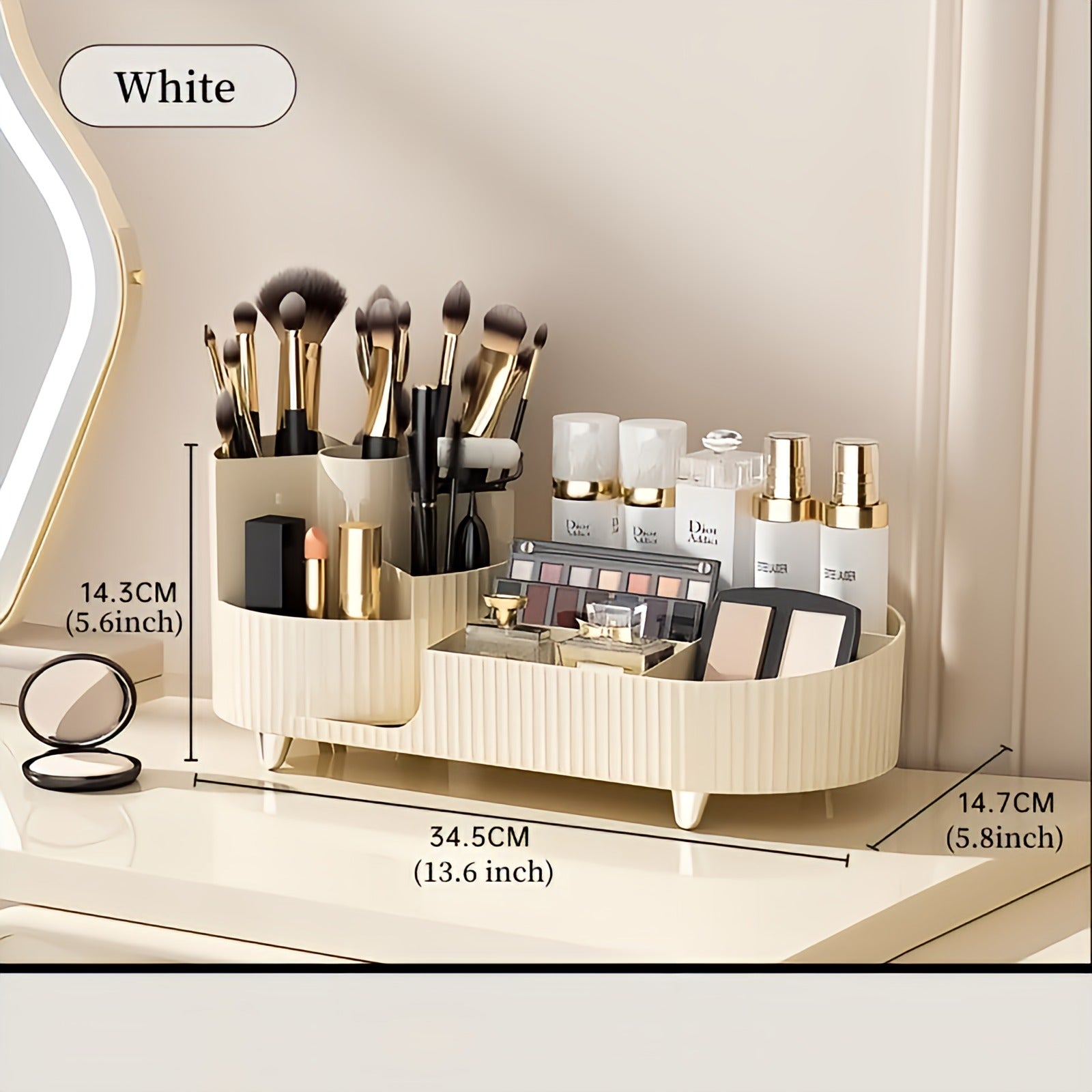 Desktop Makeup Organizer