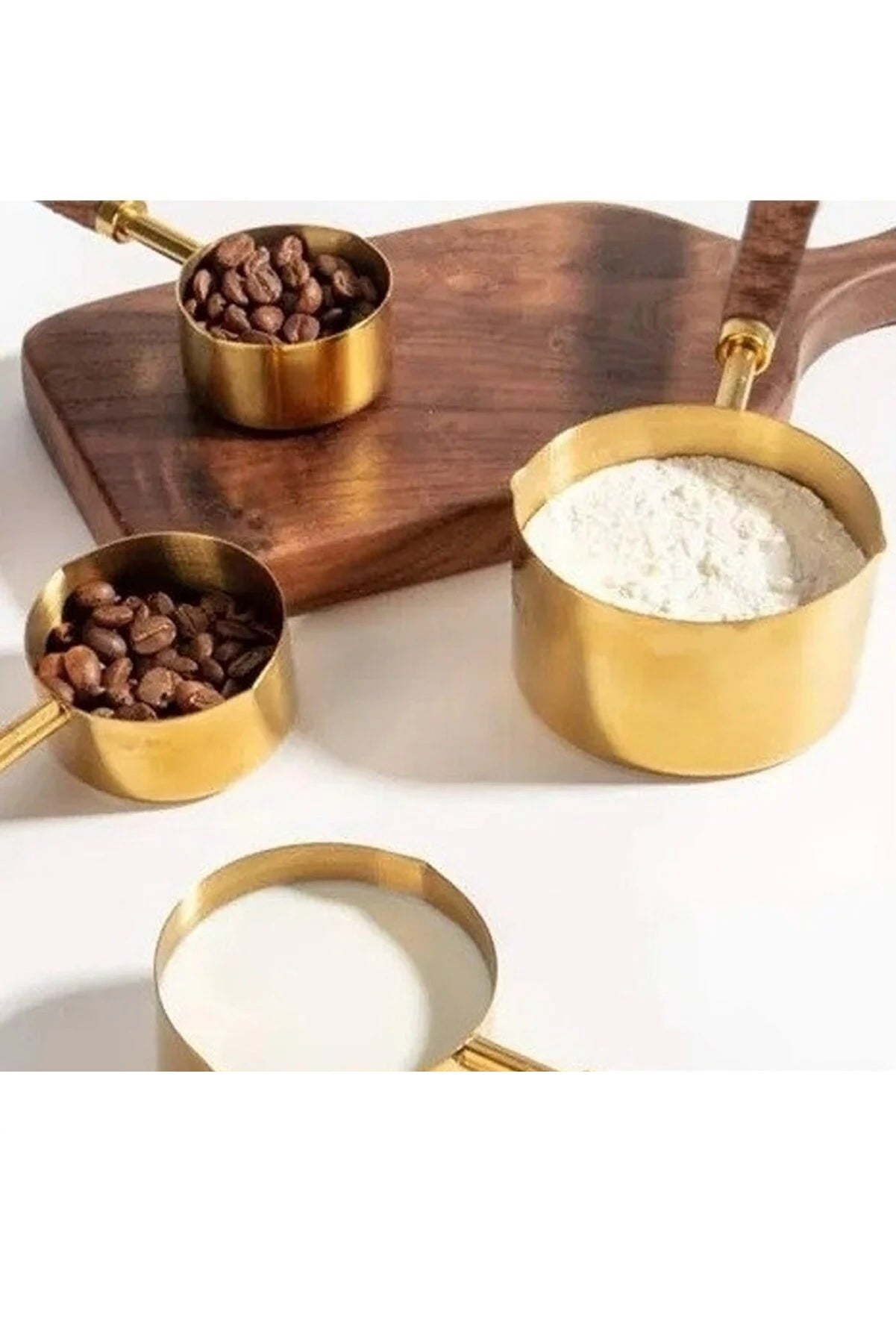 Golden Measuring Cups Set