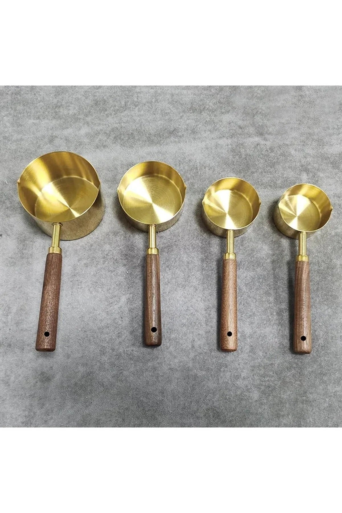 Golden Measuring Cups Set