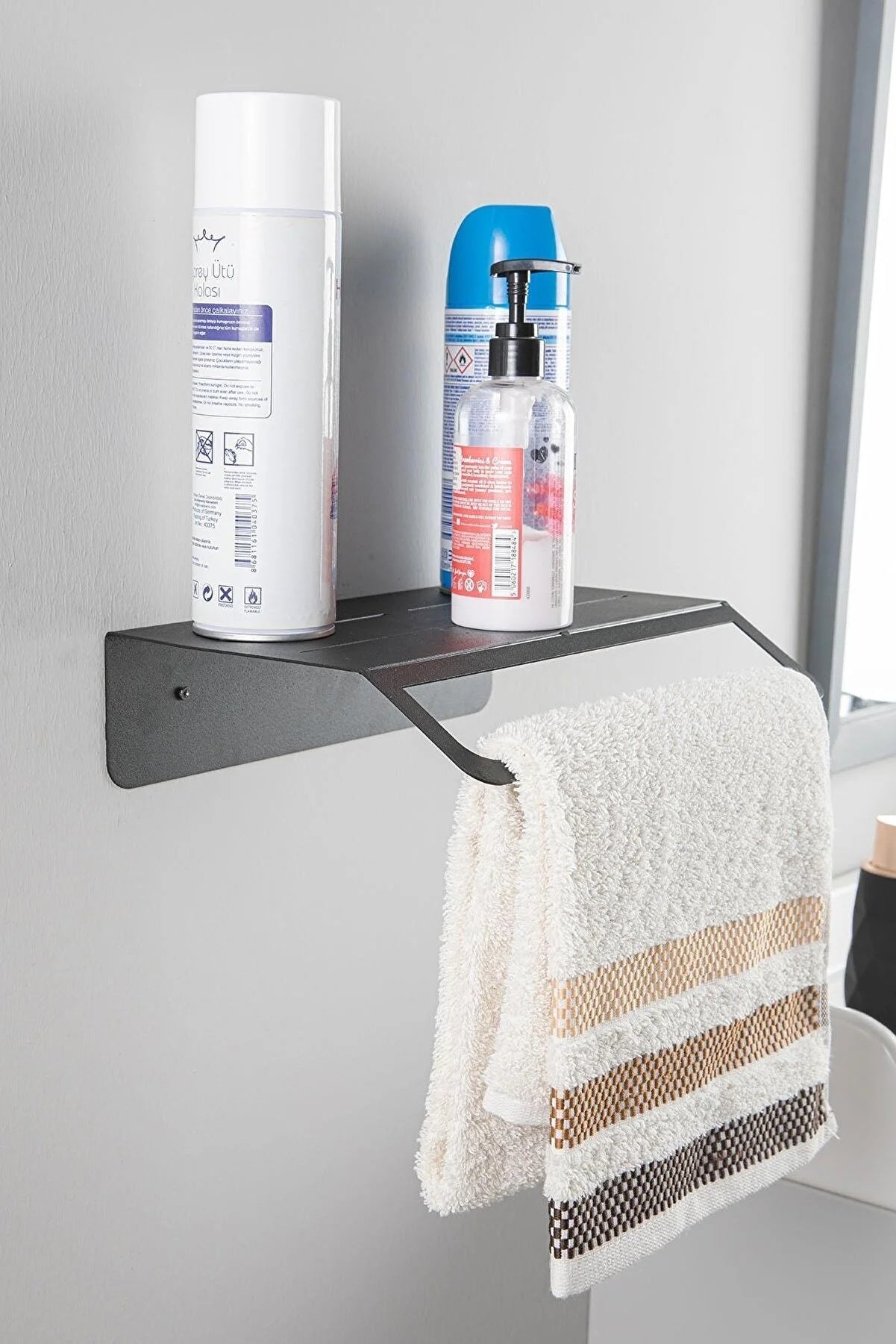 Metal Bathroom Shelf