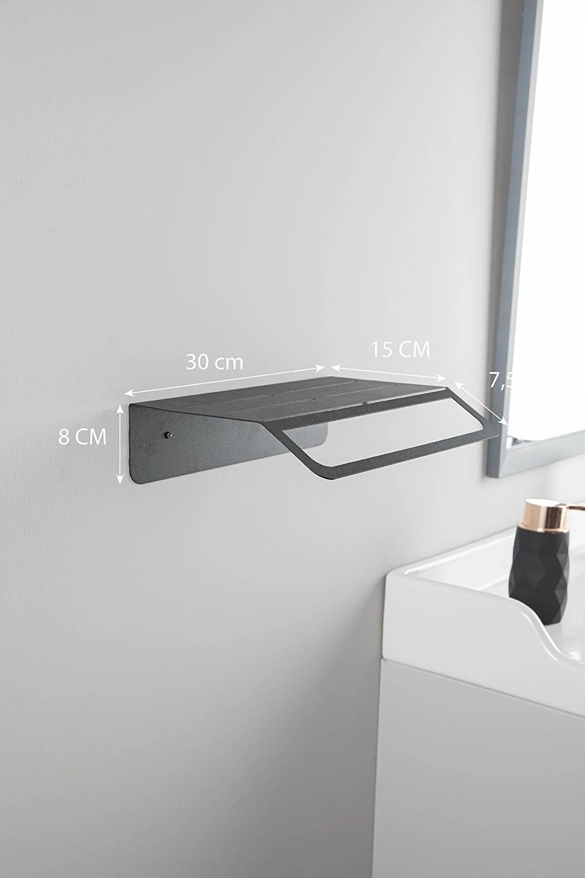 Metal Bathroom Shelf