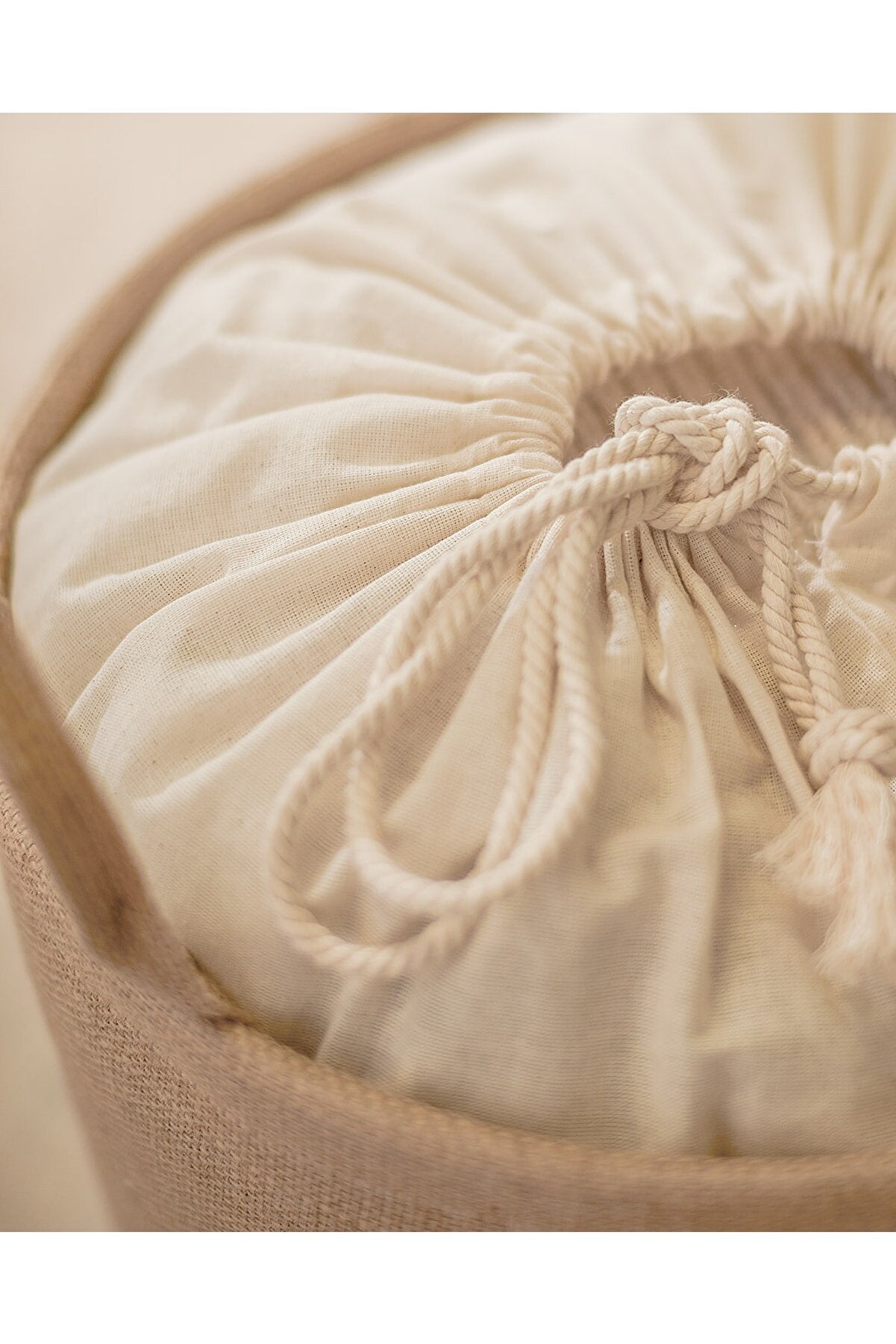 Jute Laundry Basket