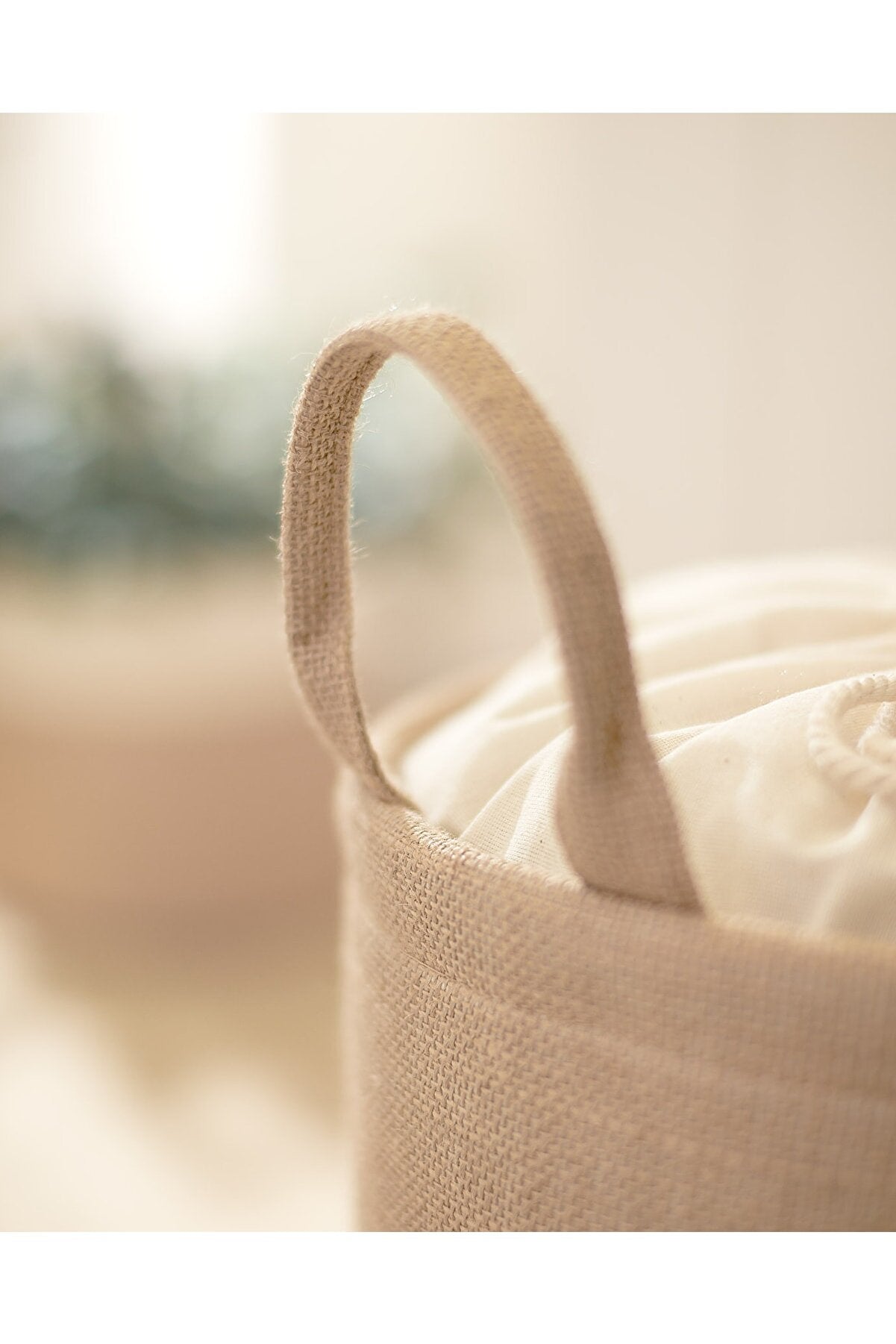 Jute Laundry Basket